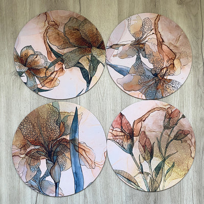 Funda Flores Oro 2